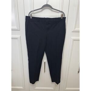 Crown & Ivy Women's Size 16 Black‎ Ankle Pants Straight Leg Casual